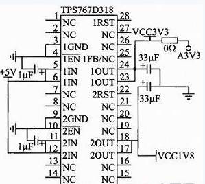 TPS767D318外围电路