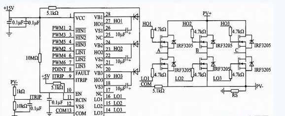 驱动芯片IR2136及MOSFET管外围电路设计